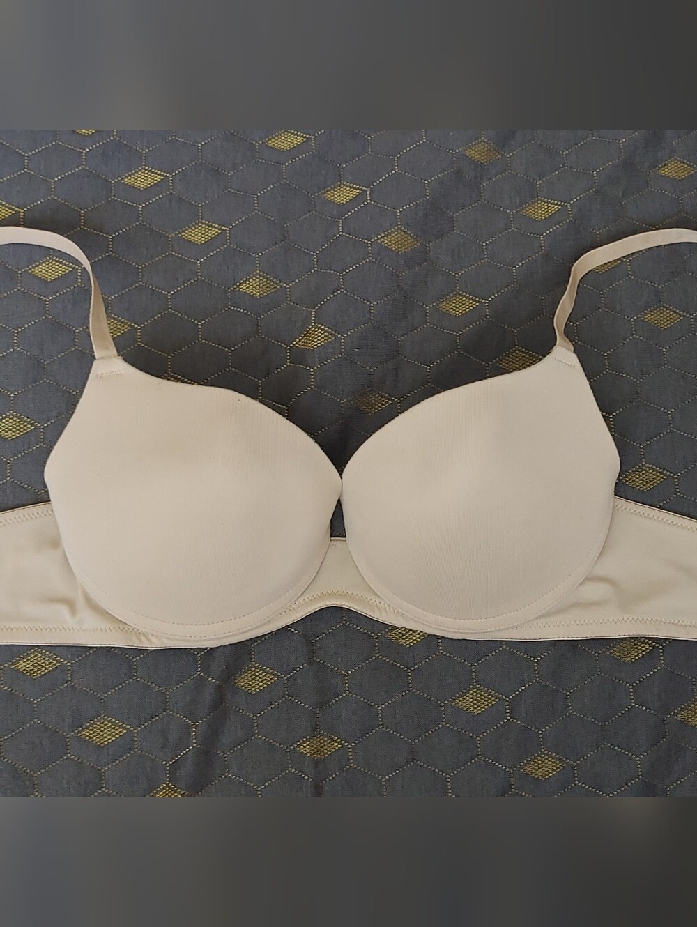 34A Beige T-Shirt Bra - Smooth Molded Push up Bra